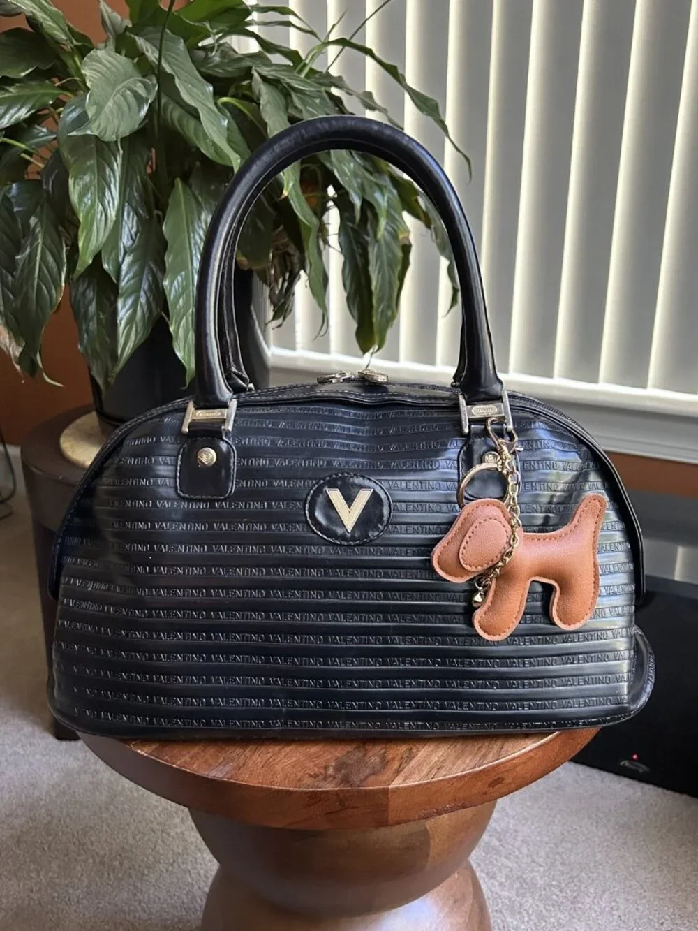 New PUPPY LOVE Bag Charm, Key Ring, British Tan